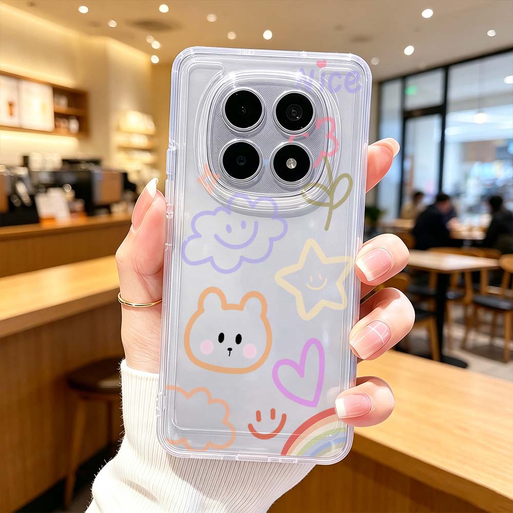 Xiaomi Poco X6 - Custodia per telefono Art Cloud Smile